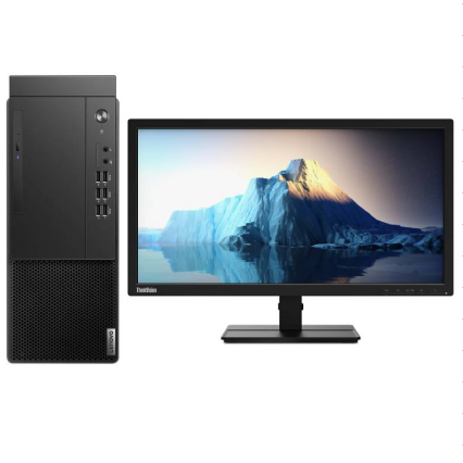 联想/LENOVO 启天M437-A362+ThinkVision TE22-14 主机+显示器/台式计算机